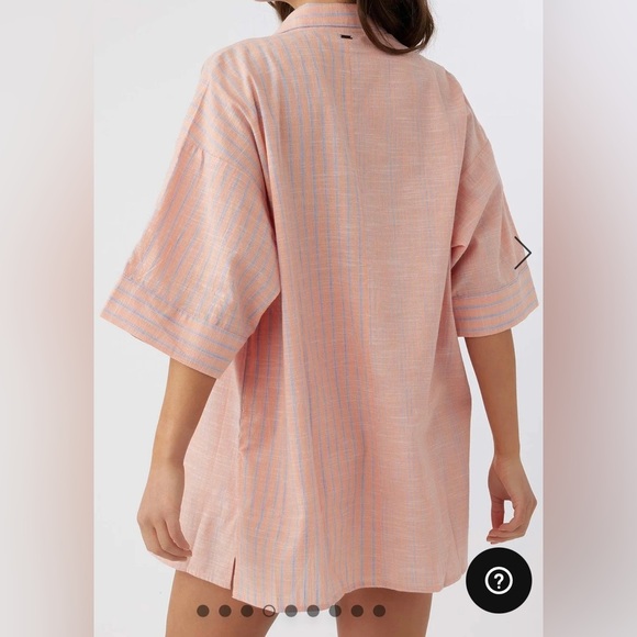 NEW ONEIL- Doris Striped Shirt Top - Picture 4 of 10